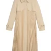 Sandro Vino Pleated Trench Coat -Sandro Sales Shop unnamed file 106