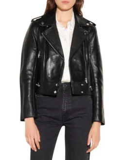 Sandro Siouxie Leather Biker Jacket -Sandro Sales Shop unnamed file 112