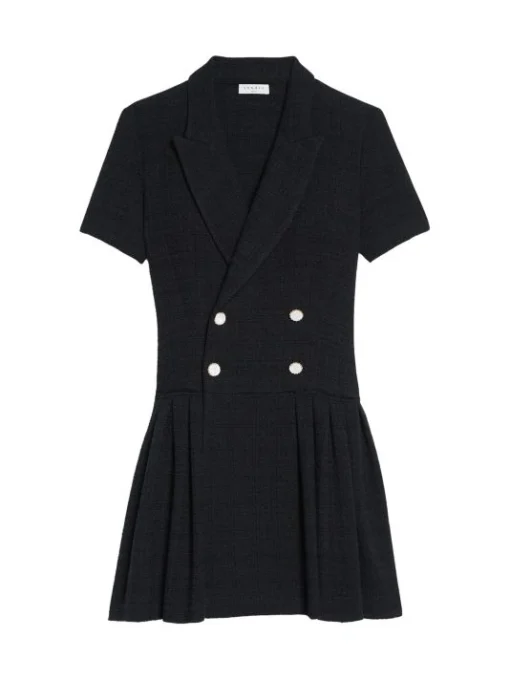 Sandro Rosa Short Tweed Coat Dress -Sandro Sales Shop unnamed file 114