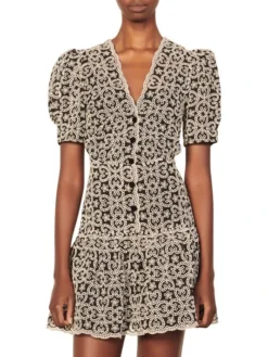 Sandro Angeles Guipure Lace Mini Dress -Sandro Sales Shop unnamed file 2