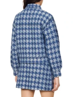 Sandro Balthazar Cropped Houndstooth Jacket -Sandro Sales Shop unnamed file 22