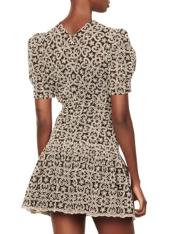 Sandro Angeles Guipure Lace Mini Dress -Sandro Sales Shop unnamed file 3