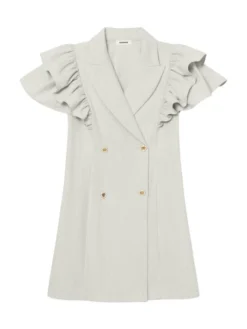 Sandro Angelina Double-Breasted Dress