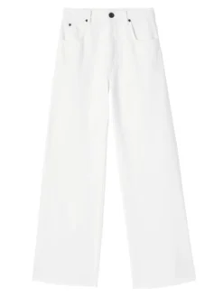 Sandro Nico Mid-Rise Straight-Leg Cropped Jeans