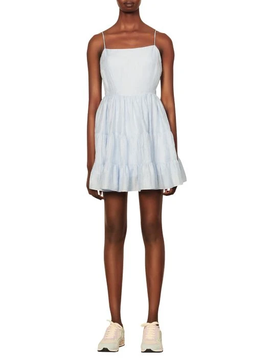 Sandro Kersten Fit-&-Flare Linen Dress 4 Sandro Kersten Fit-&-Flare Linen Dress - Image 2