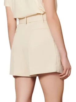 Sandro Arthus Belted High-Waist Shorts -Sandro Sales Shop unnamed file 460