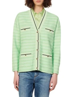 Sandro Aymar Striped Tweed Cardigan 8 Sandro Aymar Striped Tweed Cardigan -Sandro Sales Shop unnamed file 695