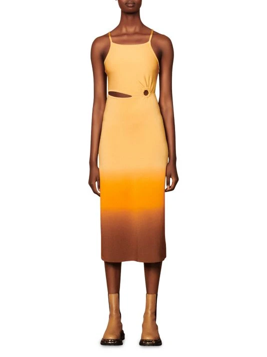 Sandro Aja Gradient Tie-Dye Dress 4 Sandro Aja Gradient Tie-Dye Dress - Image 2