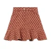 Sandro Pauline Jacquard Monogram Mini-Skirt -Sandro Sales Shop unnamed file 768