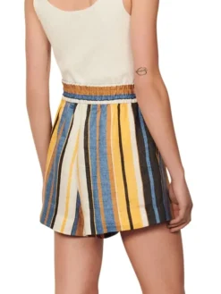 Sandro Stefen Striped Linen Shorts -Sandro Sales Shop unnamed file 783