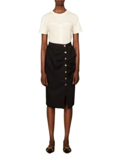 Sandro Lisandre Ruffle Midi Skirt -Sandro Sales Shop unnamed file 813